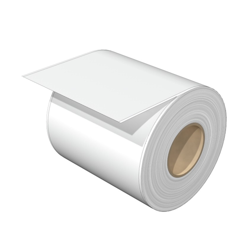 Siglatura dispositivi autoadesiva poliestere bianco 30000x per identificazione attrezzature