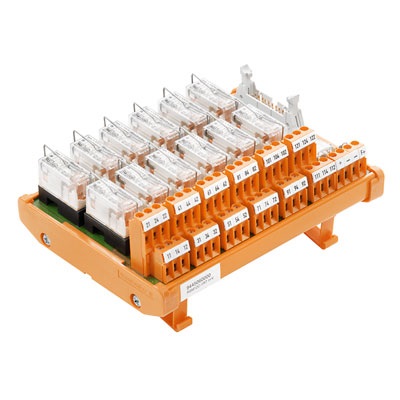 Relè elettromeccanico 16A 24V DC 1CO scambio per automazione industriale