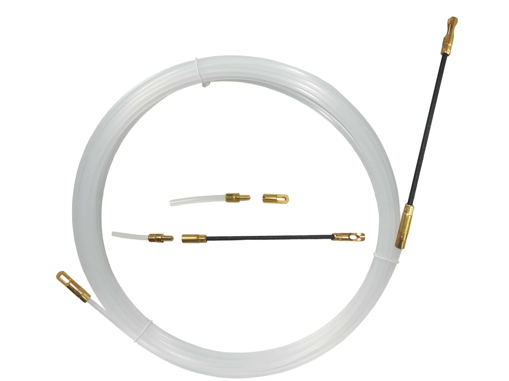 Sonda Perlon Ø3 mm 10 m con terminali intercambiabili filettati M4 per installazioni elettriche precise e rapide