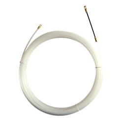 Sonda Perlon Ø4 mm 5 m con terminali fissi, testa flessibile guidacurve, occhiello tirante per installazione elettrica semplice e rapida
