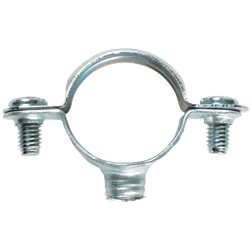 Collari semplici zincati 20 mm scatola 15 pezzi fissaggio tubi rame