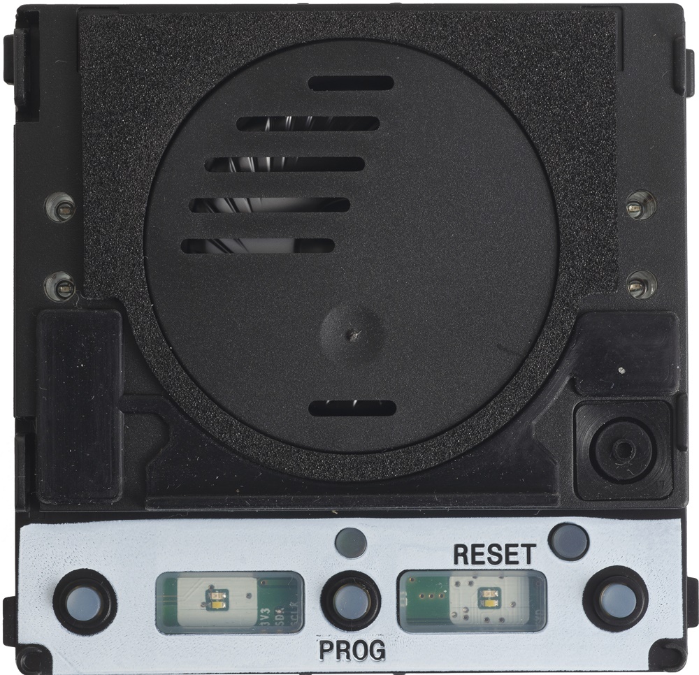 Modulo audio MTMA/01 con doppia retroilluminazione, comando elettroserratura, ingressi programmabili per impianti citofonici e videosorveglianza, IP54, programmazione PC e manuale