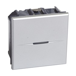 Interruttore AXO 1P 10A 2 moduli profondità ridotta per lampade fino 2500W