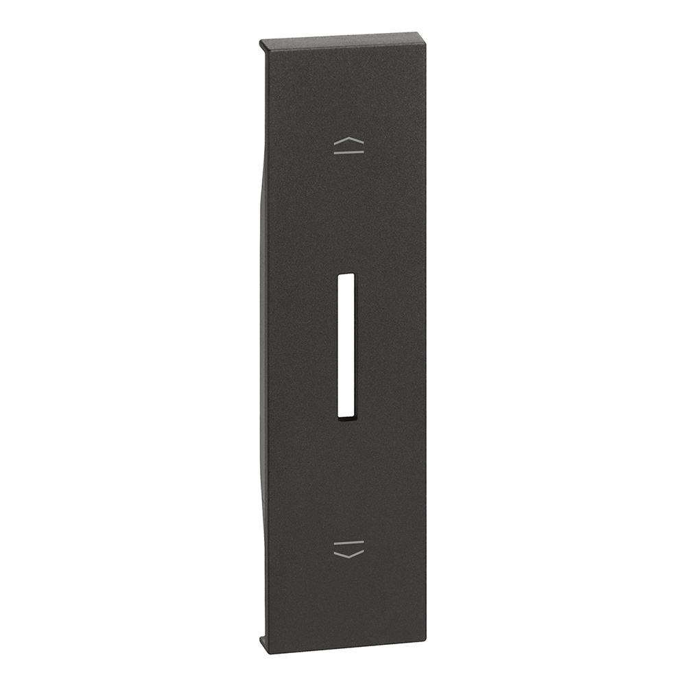 Cover comando tapparelle 1 modulo nero alta qualità per uso residenziale e commerciale