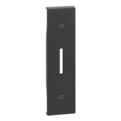 Cover comando tapparelle 1 modulo nero alta qualità per uso residenziale e commerciale