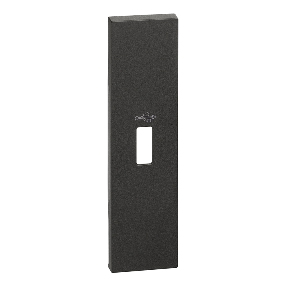 Cover connettore USB 1 metro nero per articoli K4285P modulo singolo