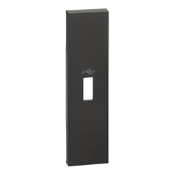Cover connettore USB 1 metro nero per articoli K4285P modulo singolo