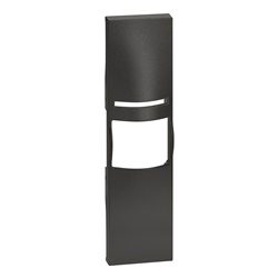 Cover protezione interruttore IR 1 modulo nero per impianti elettrici