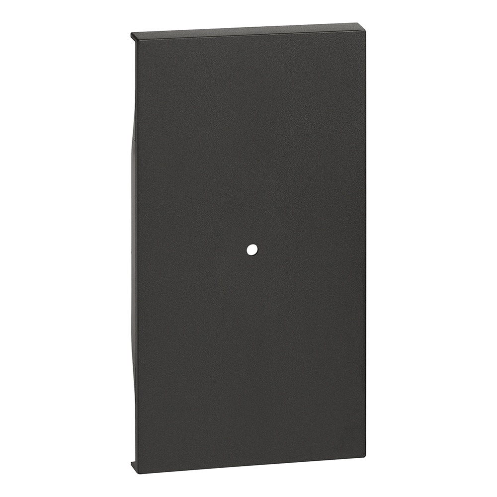 Cover gateway nero 2 moduli alta qualità per impianti elettrici interni