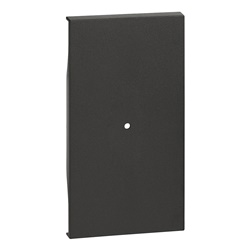 Cover gateway nero 2 moduli alta qualità per impianti elettrici interni