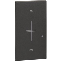 Cover tapparella connesso 2 moduli nero per comando L.NOW sistema domotico
