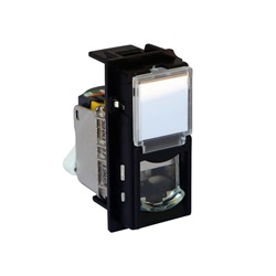 Modulo RJ45 UTP Cat6A Toolless Nero per Cablaggio Reti Dati ad Alta Velocità