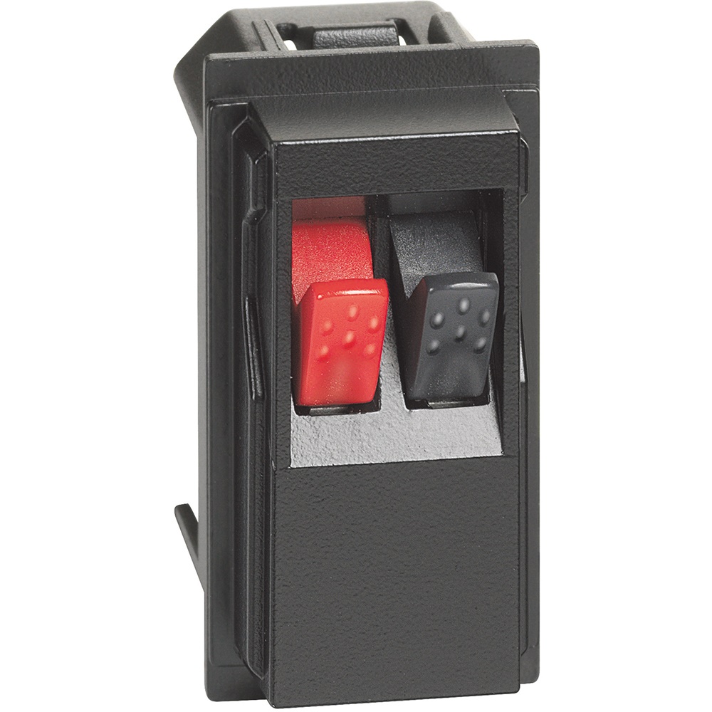 Connettore altoparlante home cinema 1 modulo nero per impianti audio domestici