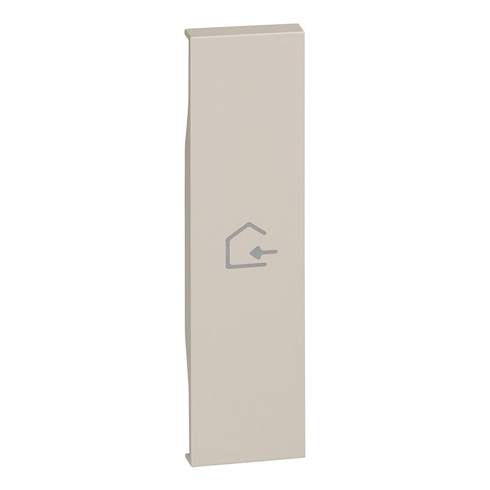 Cover illuminabile 1 modulo sabbia simbolo rientro per attuatore e comandi BTIKM01MHBACK