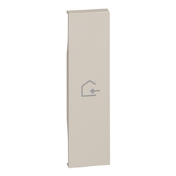Cover illuminabile 1 modulo sabbia simbolo rientro per attuatore e comandi BTIKM01MHBACK