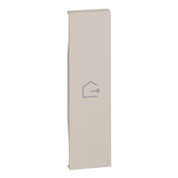 Cover illuminabile simbolo uscita 1 modulo sabbia per attuatori e comandi L.NOW