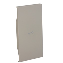 Cover MH chiave 2 moduli sabbia illuminabile per attuatori elettrici L.NOW