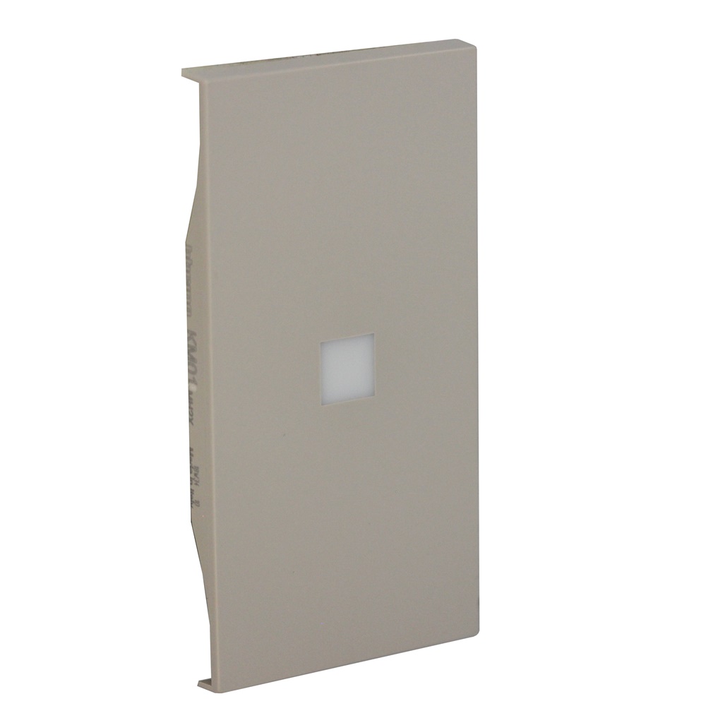 Cover illuminabile per attuatore 2 moduli sabbia per comando L.NOW