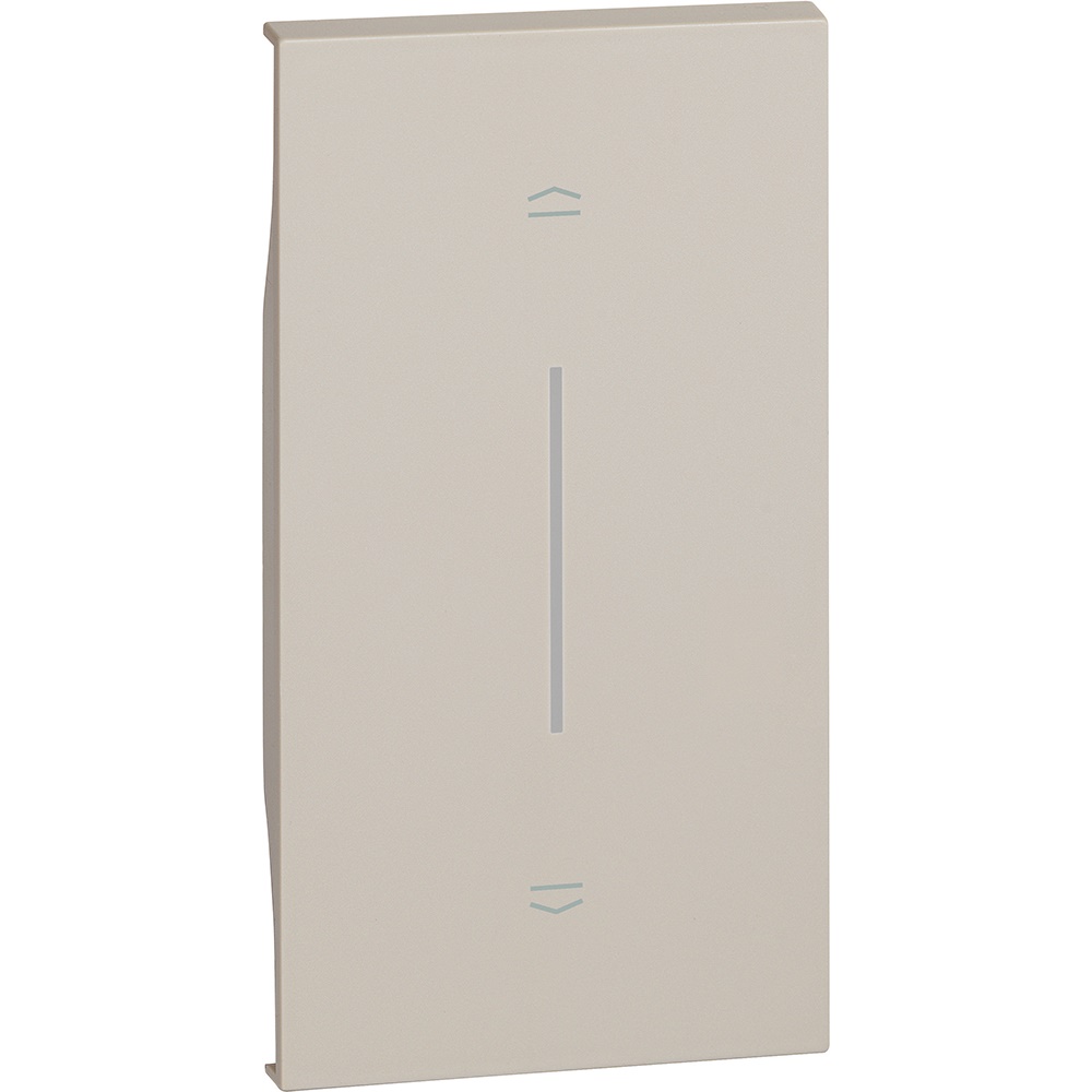 Cover comando tapparelle 2 moduli sabbia L.NOW per controllo tapparelle