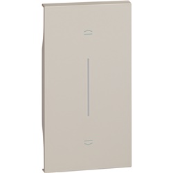 Cover comando tapparelle 2 moduli sabbia L.NOW per controllo tapparelle