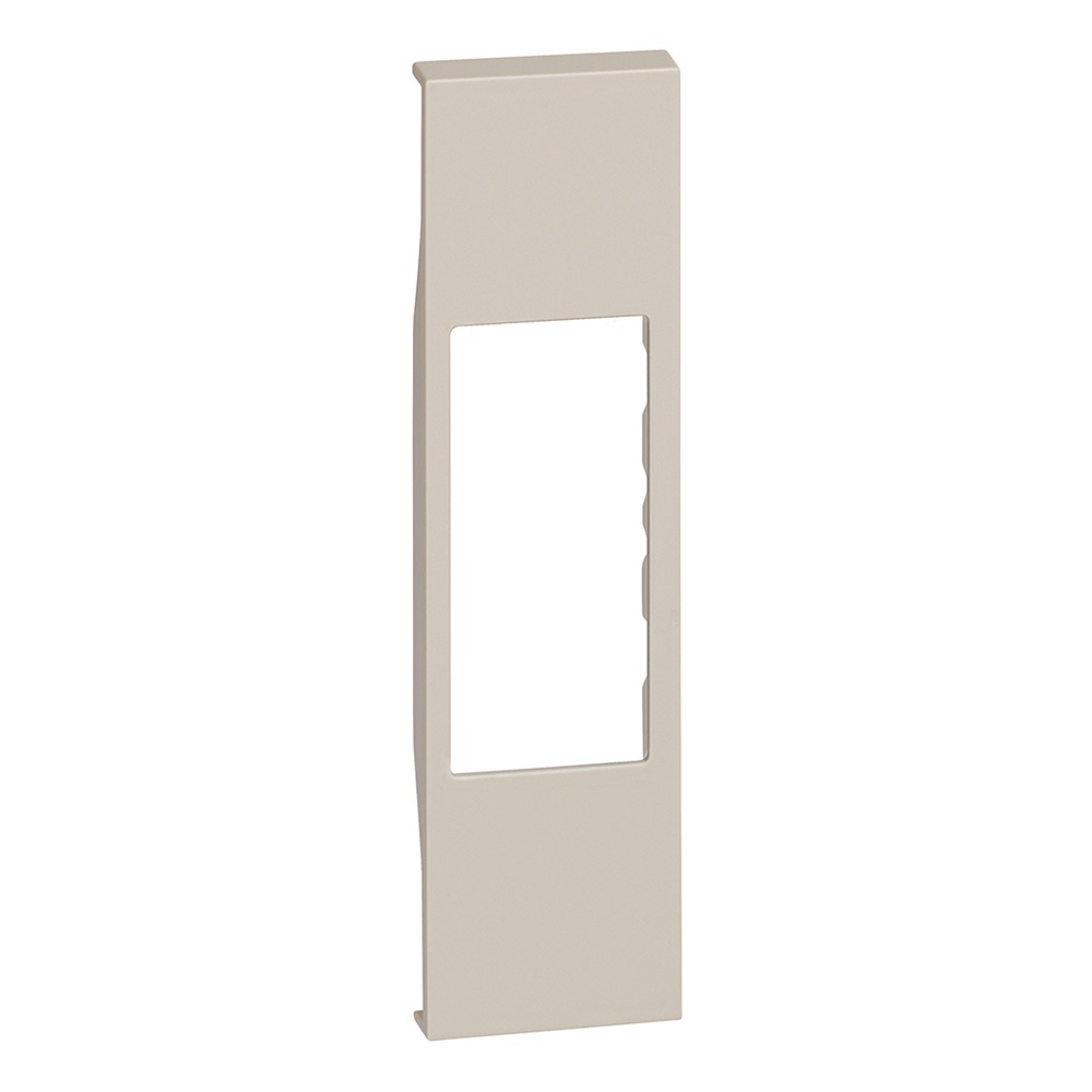 Cover RJ11/RJ45 con lampada integrata sabbia per installazioni elettriche professionali