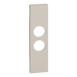 Cover presa TV-SAT 1 modulo sabbia protezione polvere installazioni televisive e satellitari
