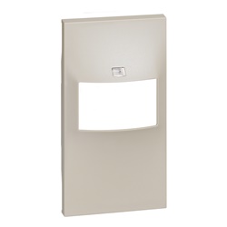 Cover IR 2 moduli sabbia per interruttore senza selettore, design moderno, uso residenziale e commerciale