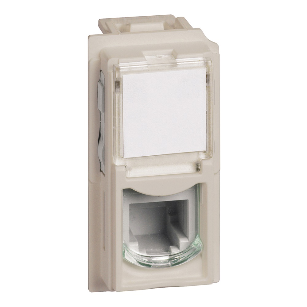 Connettore RJ11 4/6 K10 sabbia per impianti telefonici e trasmissione dati