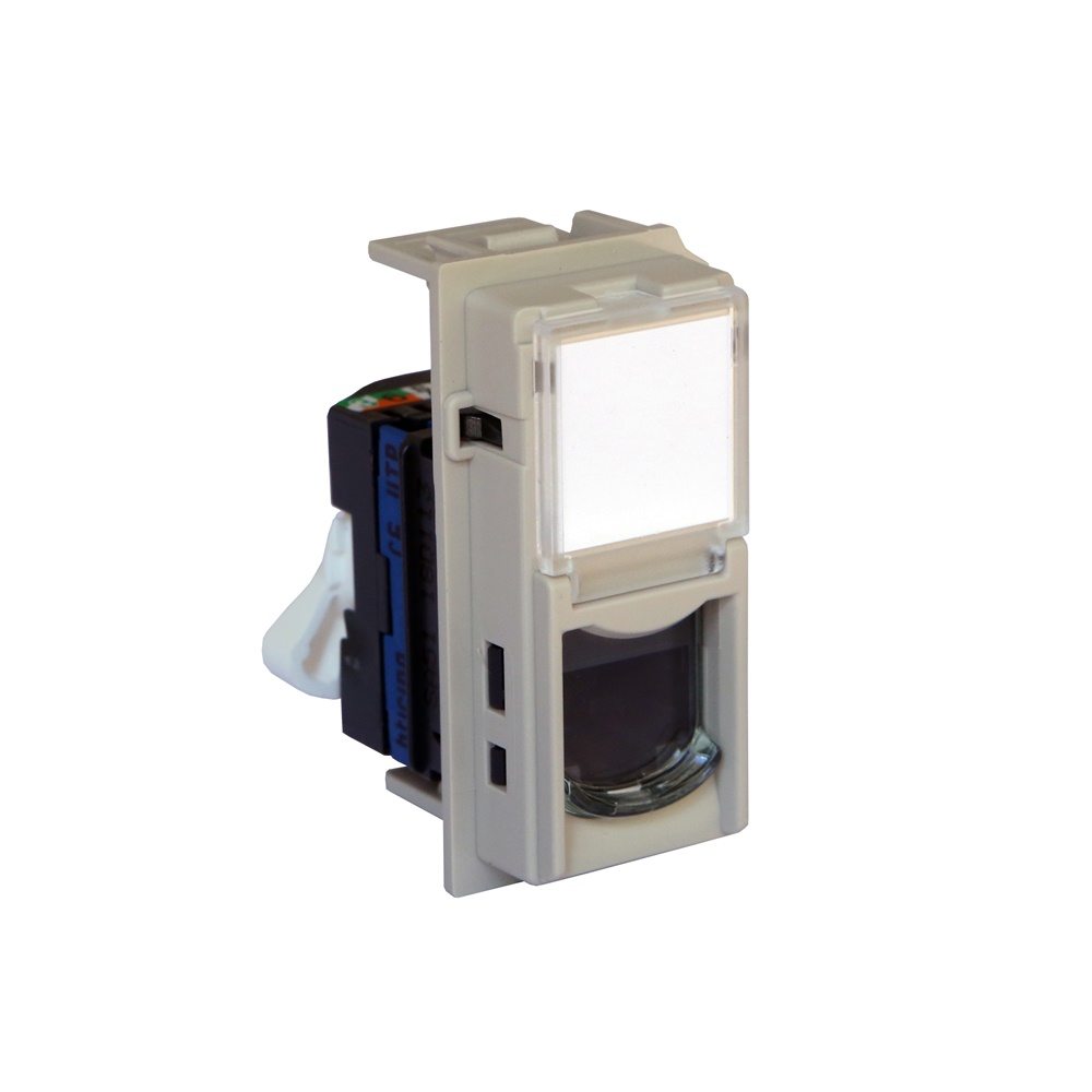 Connettore RJ45 Toolless UTP Cat6 sabbia per trasmissione dati telefonia incasso