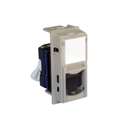Connettore RJ45 Toolless UTP Cat6 sabbia per trasmissione dati telefonia incasso