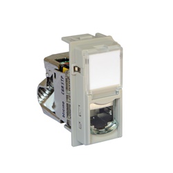 Connettore RJ45 Toolless STP Cat6A Sabbia per Trasmissione Dati Telefonia