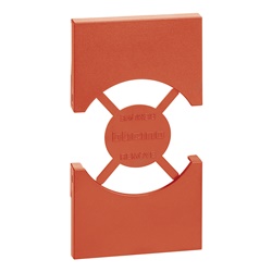 Cover presa standard Italia/Germania 2 moduli rossa per BTIKR03