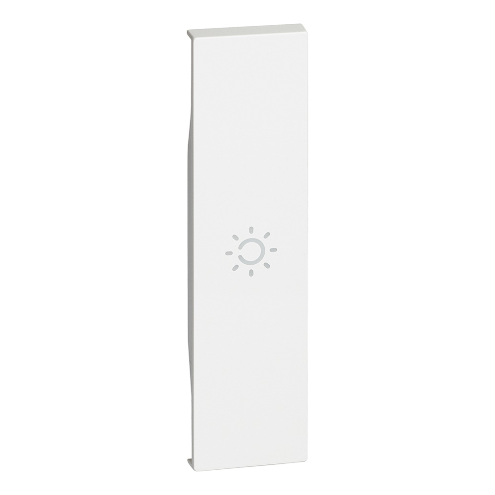 Cover comando luce 1 modulo bianco per serie L.NOW applicazioni elettriche