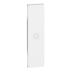 Cover comando luce 1 modulo bianco per serie L.NOW applicazioni elettriche