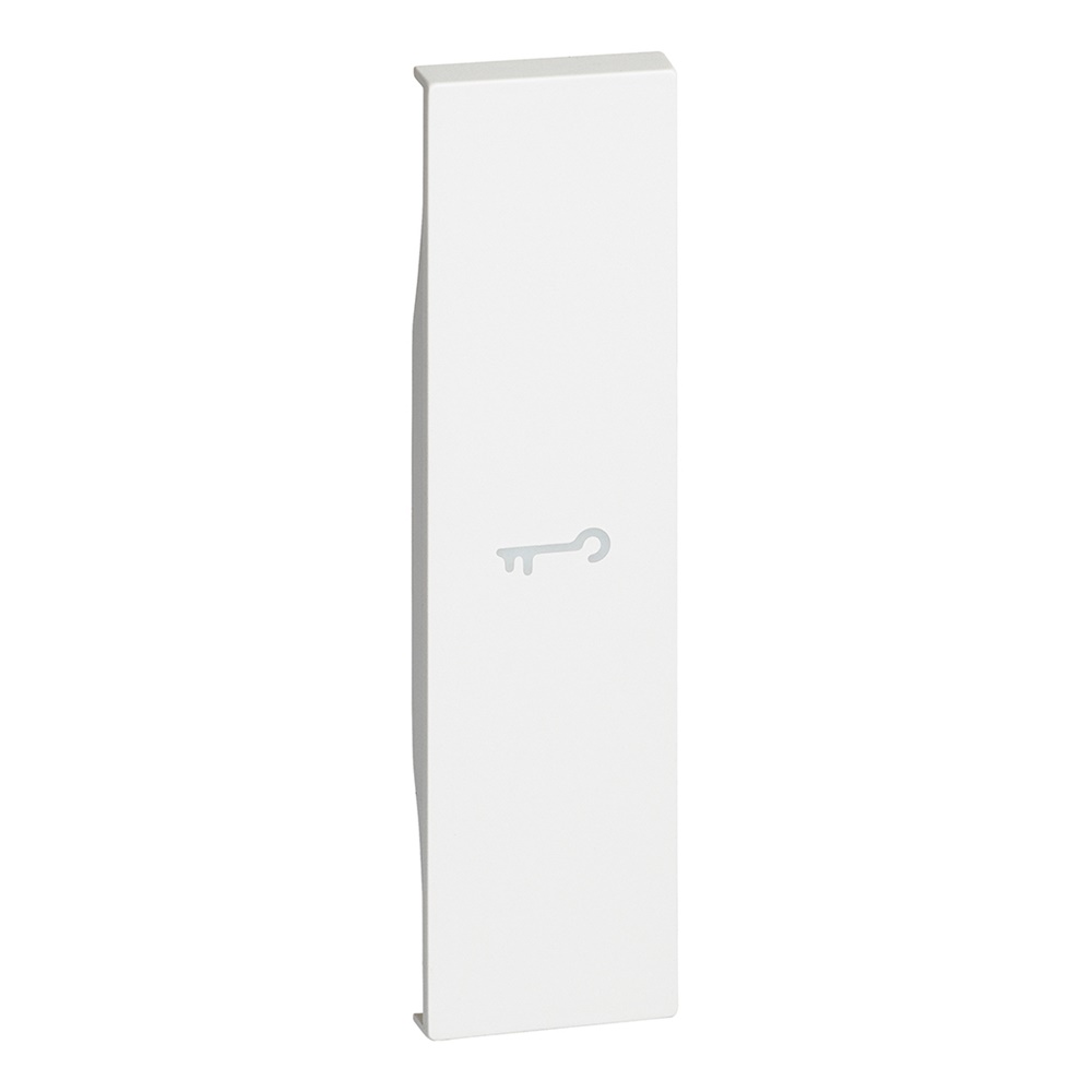 Cover comando chiave 1 modulo bianco illuminabile per applicazioni elettriche sicurezza alta qualità