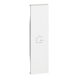 Cover illuminabile 1 modulo bianco simbolo RIENTRO per attuatore e comandi L.NOW