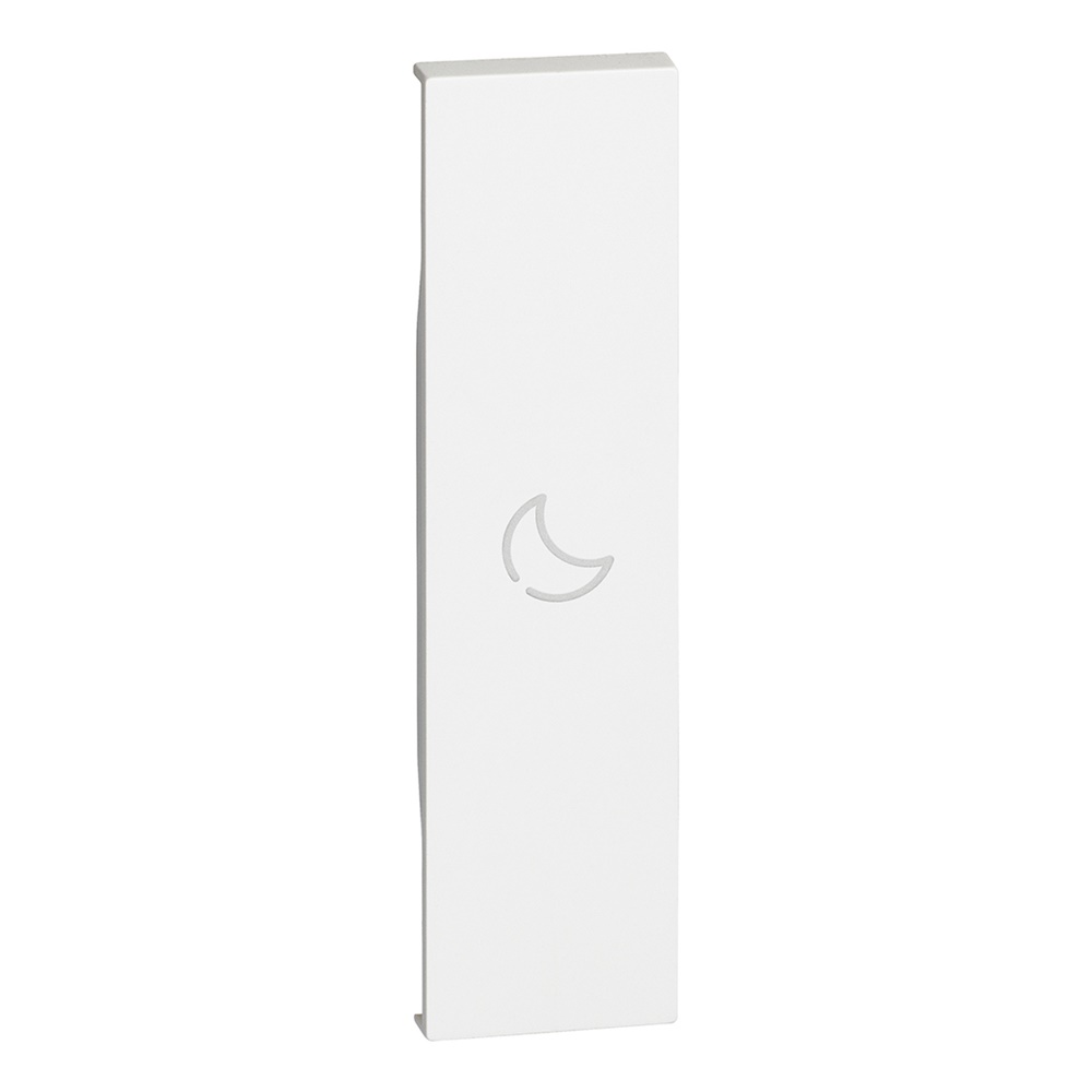 Cover illuminabile simbolo LETTO 1 modulo bianco per attuatore e comandi L.NOW