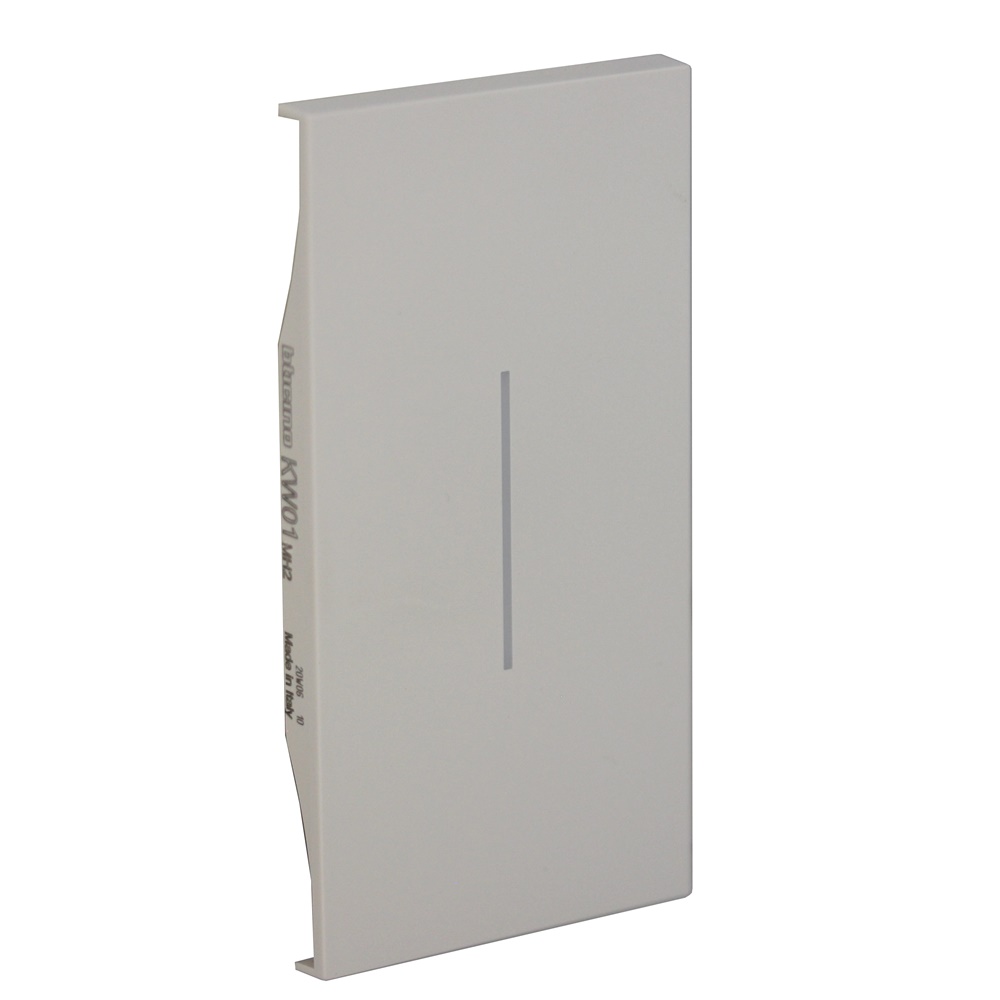 Cover illuminabile neutro 2 moduli bianco per attuatore e comando L.NOW