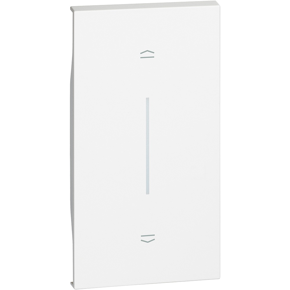 Cover comando tapparelle 2 moduli bianco L.NOW per controllo tapparelle