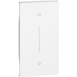 Cover comando tapparelle 2 moduli bianco L.NOW per controllo tapparelle