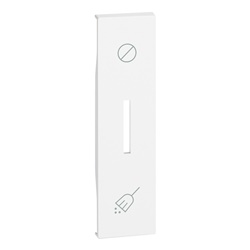 Cover illuminabile commutatore hotel 1 modulo bianco per comandi non disturbare e riordino camera