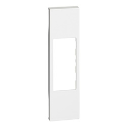 Cover modulare per connettori RJ11/RJ45 con lampada sicurezza bianca, installazioni elettriche rapide e protette