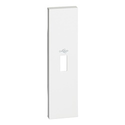 Cover connettore USB 1 modulo bianco per articoli K4285P L.NOW
