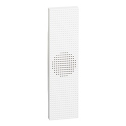 Cover suoneria ronzatore 1 modulo bianco alta qualità per impianti elettrici