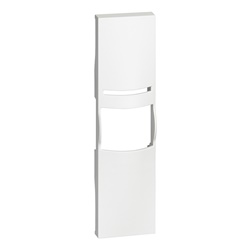 Cover interruttore L.NOW 1 modulo bianco materiale alta qualità per installazioni elettriche sicure