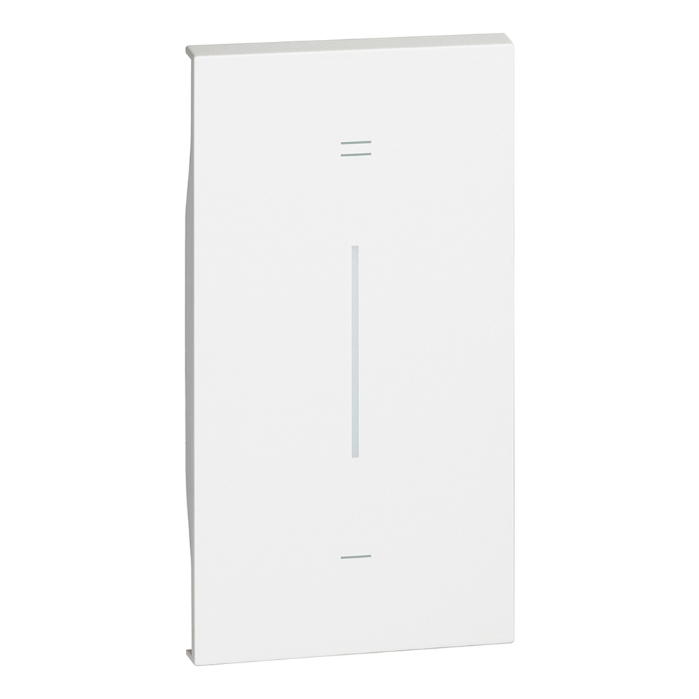 Cover illuminabile L.NOW MH +/- 2M bianco per attuatori elettrici 2 moduli