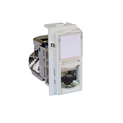 RJ45 Toolless STP Cat6 Connettore Bianco per Trasmissione Dati e Telefonia
