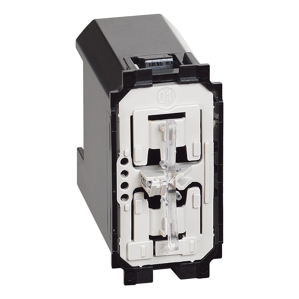 Deviatore connesso L.NOW controllo luci locale e remoto compatibile carichi 250W LED blu integrato modulare