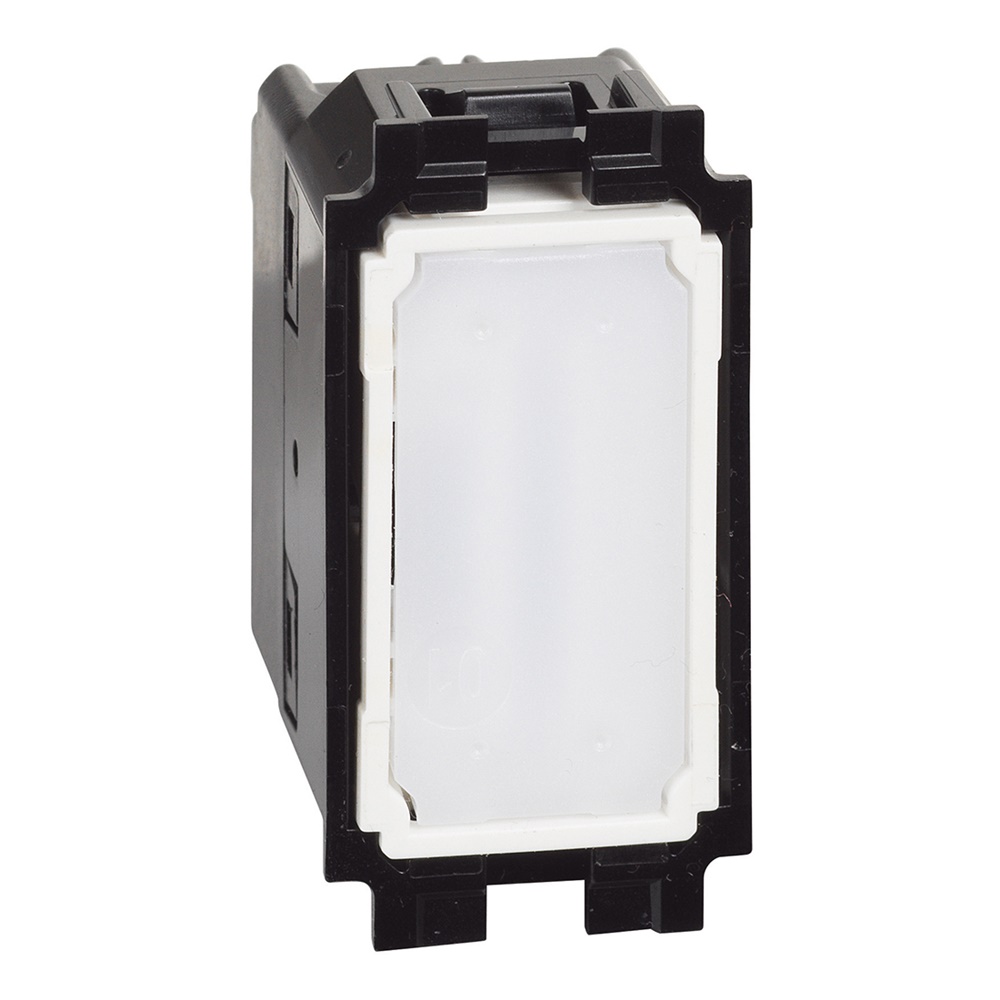 Invertitore 1P 10 AX compatto 1 modulo con morsetti vite/piastrina per installazioni elettriche rapide e sicure