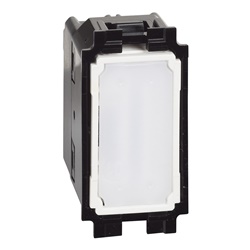 Invertitore 1P 10 AX compatto 1 modulo con morsetti vite/piastrina per installazioni elettriche rapide e sicure
